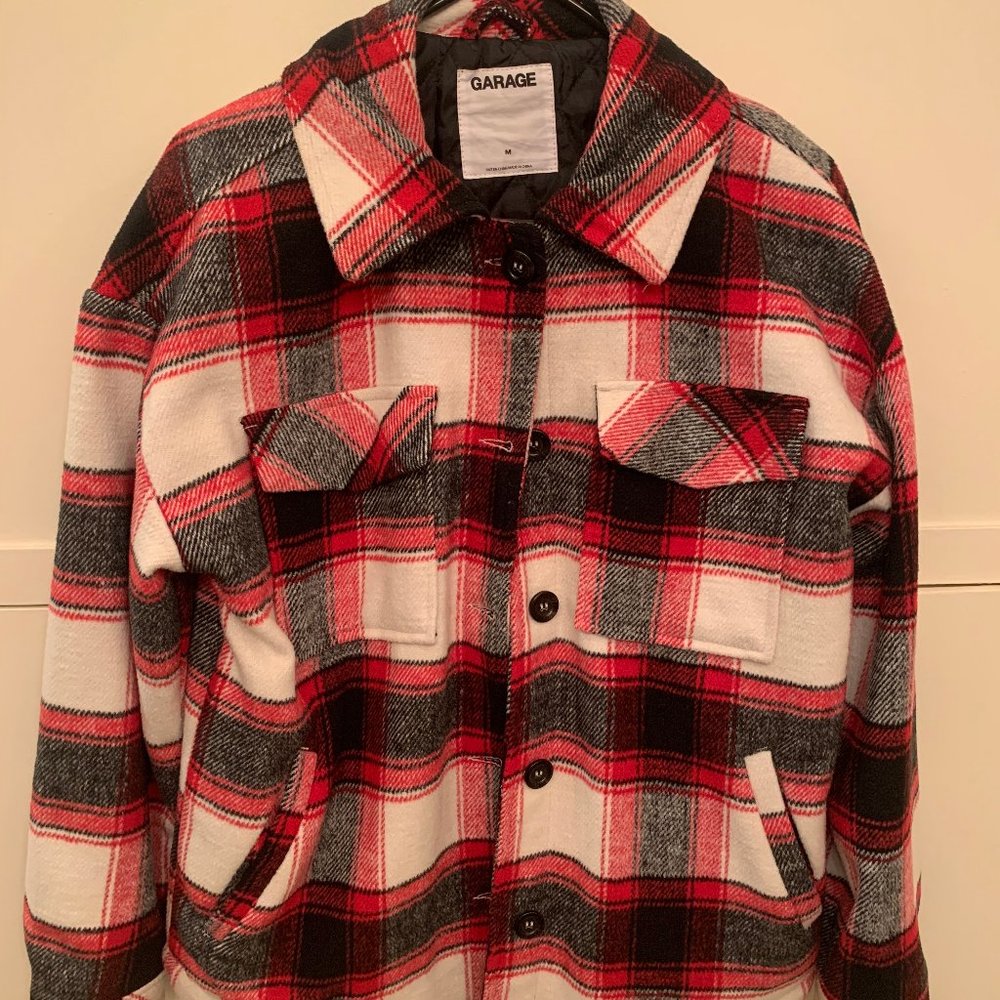 Garage Red Shacket (Thick Jacket)